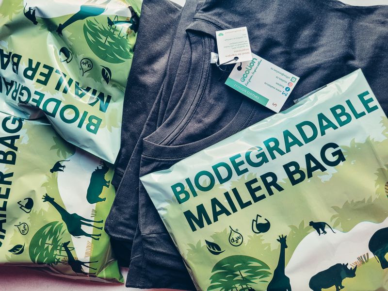 Compostable Mailing Bags 250x350mm, pack of 100, recyclable eco packaging